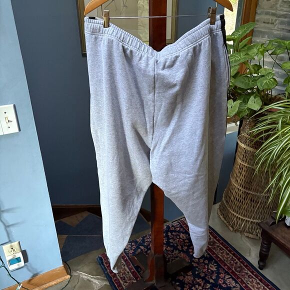 VS PINK Collegiate Grey, Striped Logo Sweatpant Joggers Plus Size XXL - Picture 7 of 9